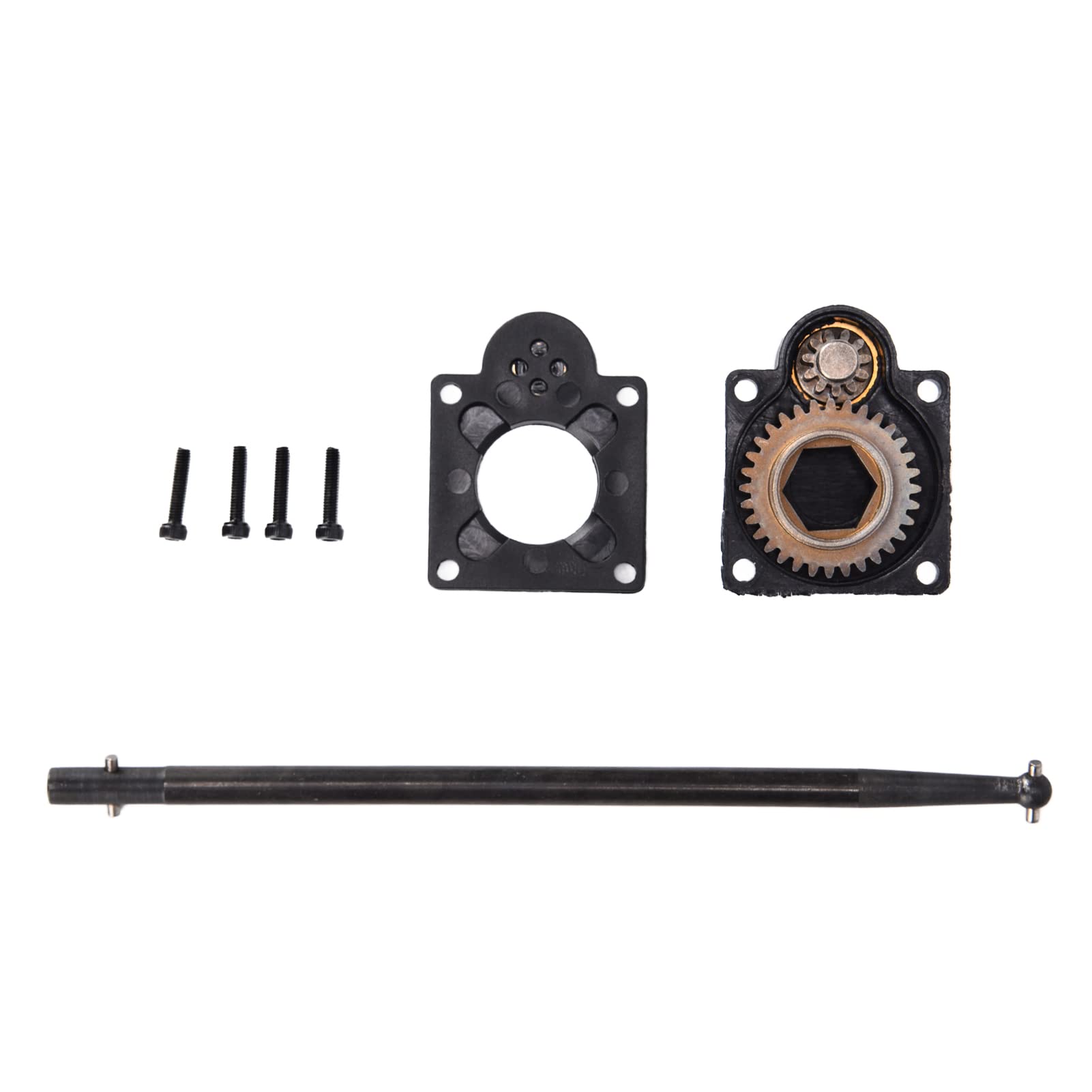 1/10 RC Car Electric Starter Engine Cover Set - Compatible with HSP Unlimited 1/10 RC Models | Durable Starter Rod & Rear Cover Replacement | Perfect for Off-Road Racing & RC Car Maintenance