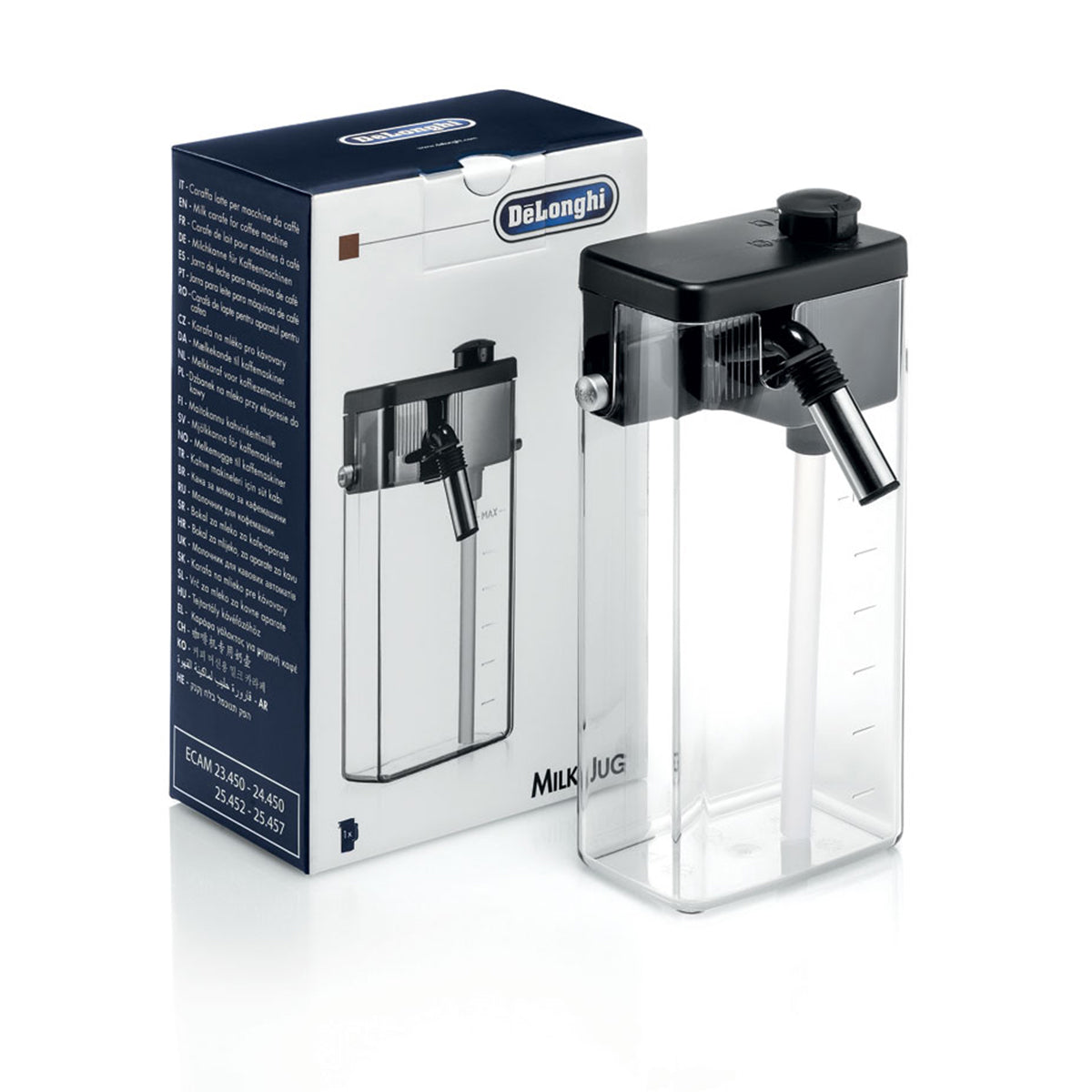 De'Longhi DLSC005 Milk Carafe for Espresso Machines - 5513294511 - Perfect for Frothing Milk for Lattes & Cappuccinos at Home