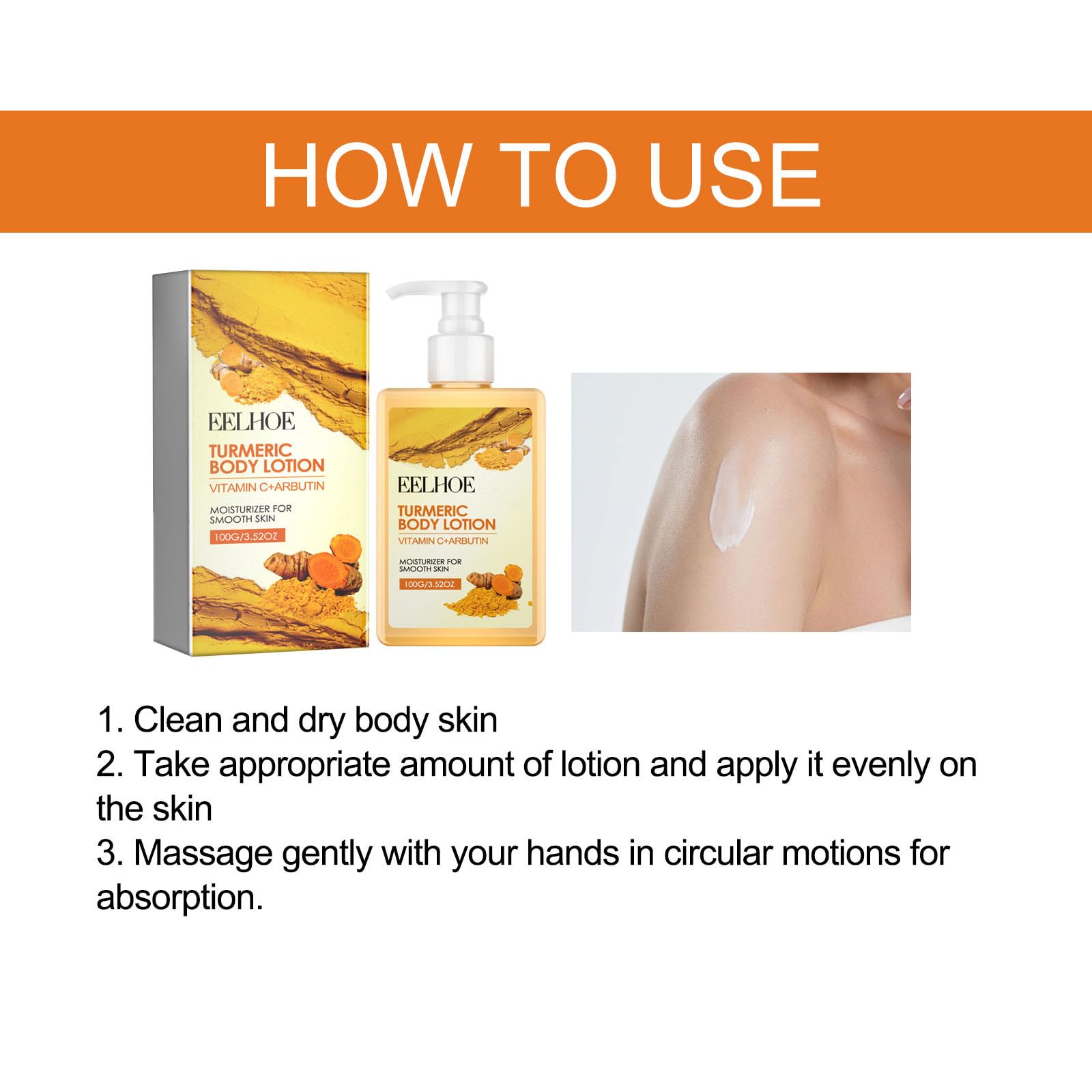 Turmeric Body Lotion for Brightening & Hyperpigmentation - Moisturizing Skin Care with Long-Lasting Hydration - Smooth & Even Skin Tone - Perfect as Mother's Day Gift Set (3 Pack) - Ideal for Daily Skincare Routine & Special Occasion Gifts