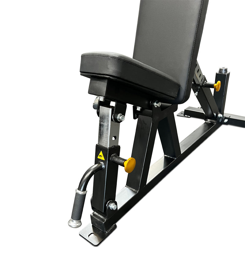 ETE Adjustable Flat Incline Bench for Home Gym - Strength Training & Weightlifting - Perfect for Dumbbell Workouts, Sit-ups & Full-Body Exercises