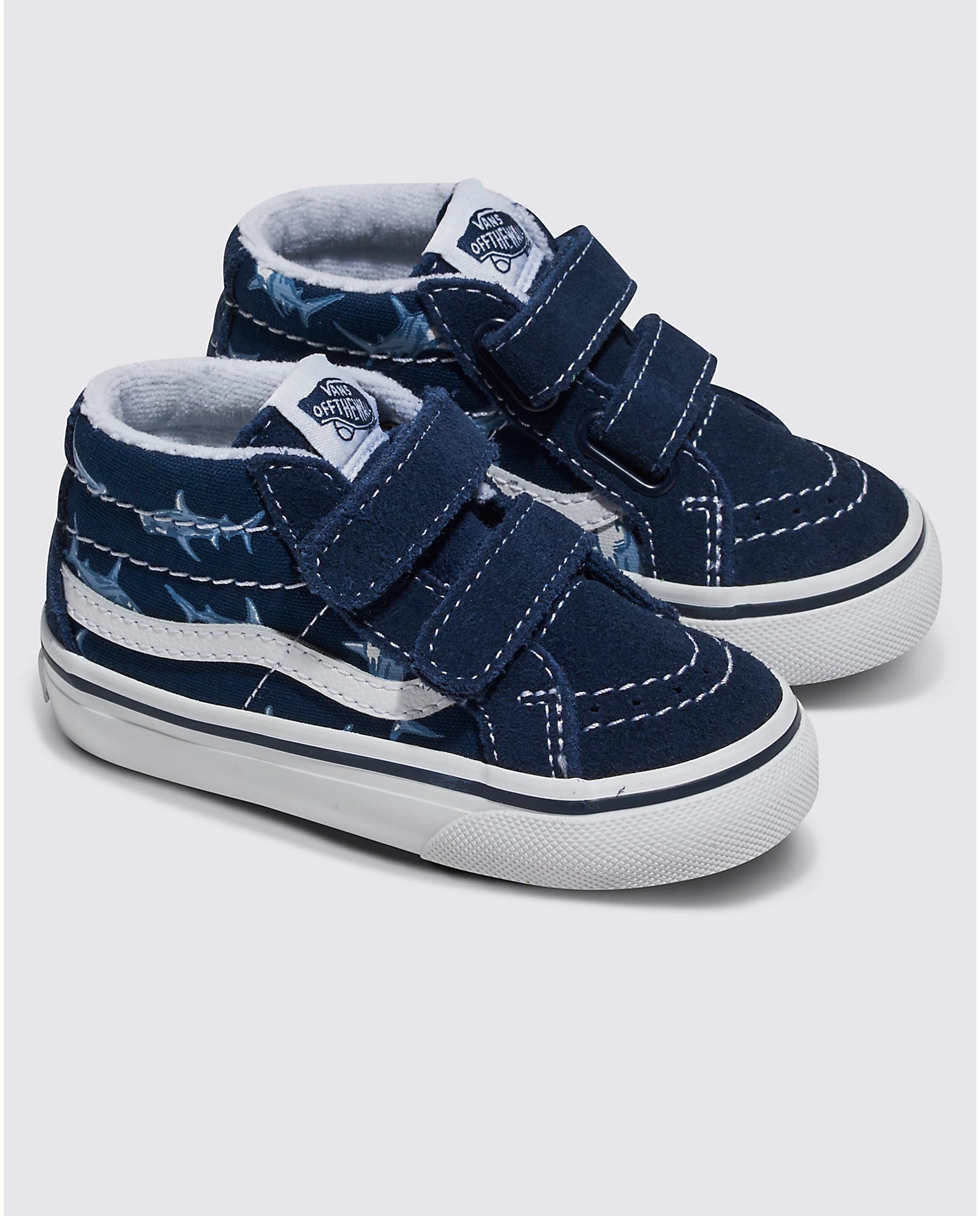 VANS Youth Sk8 Mid Reissue Sneakers - Blue & Multi Color Skate Shoes for Boys & Girls | Perfect for Skateboarding, School & Casual Wear