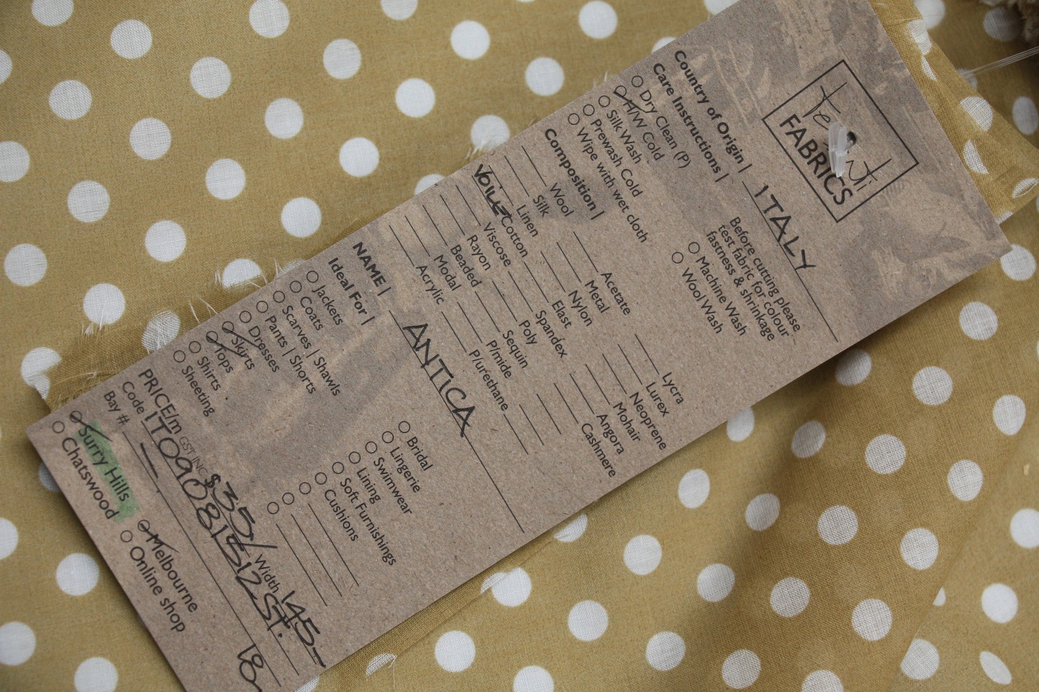 Antica Cotton Voile Fabric - Soft, Lightweight & Breathable Material for Dresses, Curtains & DIY Crafts