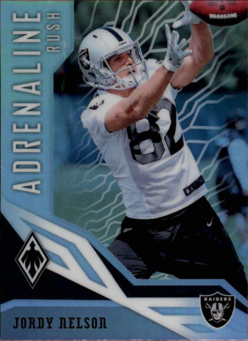 2018 Panini NFL Adrenaline Rush #13 Jordy Nelson Oakland Raiders Official Football Trading Card - Perfect for Collectors, Fans, and Sports Memorabilia Displays