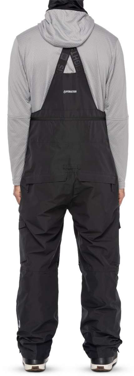 686 Quantum Hydrastash Thermagraph Bib 2024 - Waterproof Insulated Snow Bib for Skiing & Snowboarding - Cold Weather Gear for Men & Women