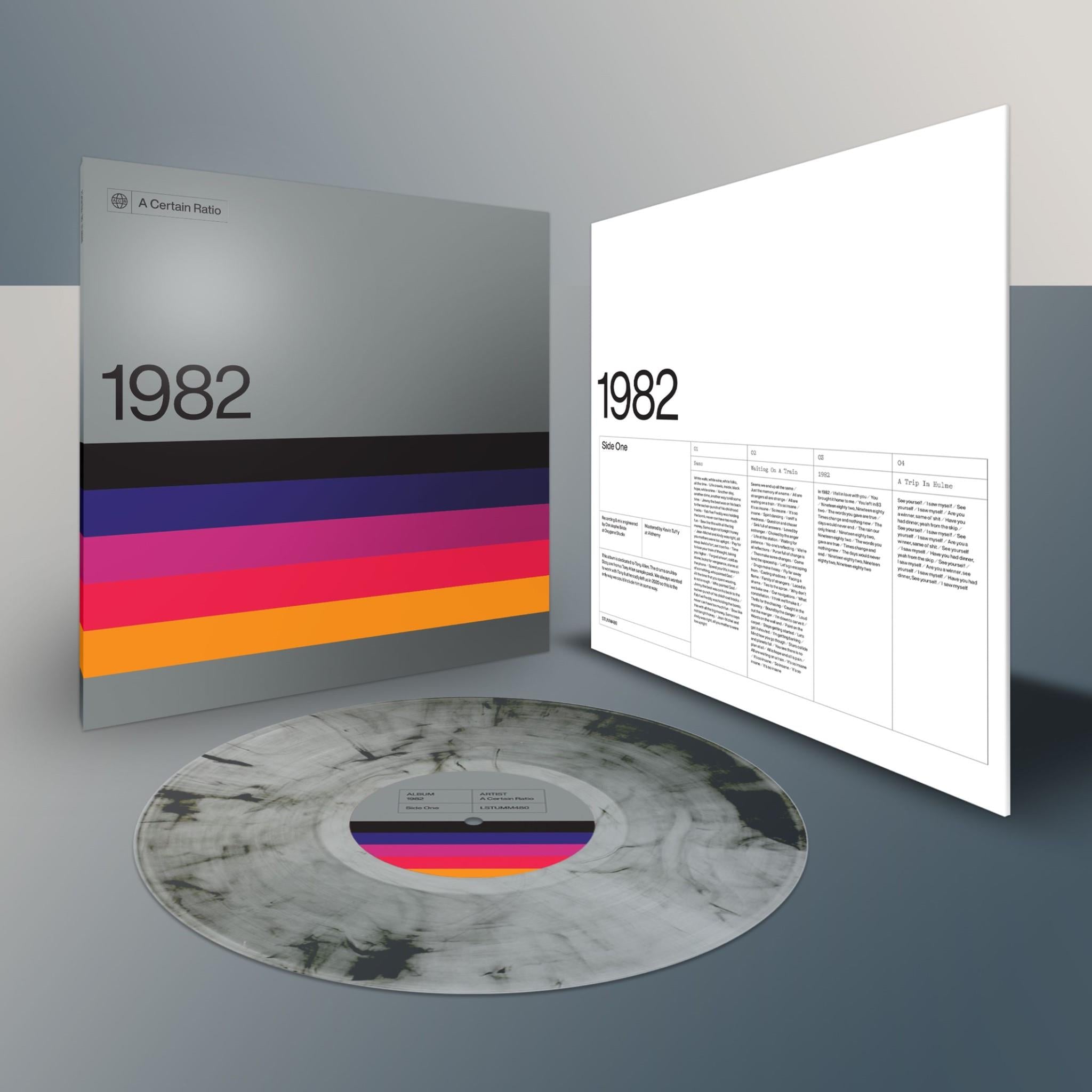 1982 Limited Edition Smokey Marbled Vinyl Record - Collectible Vintage LP for Music Enthusiasts & Audiophiles - Perfect for Home Listening, Gifts & Vinyl Collections