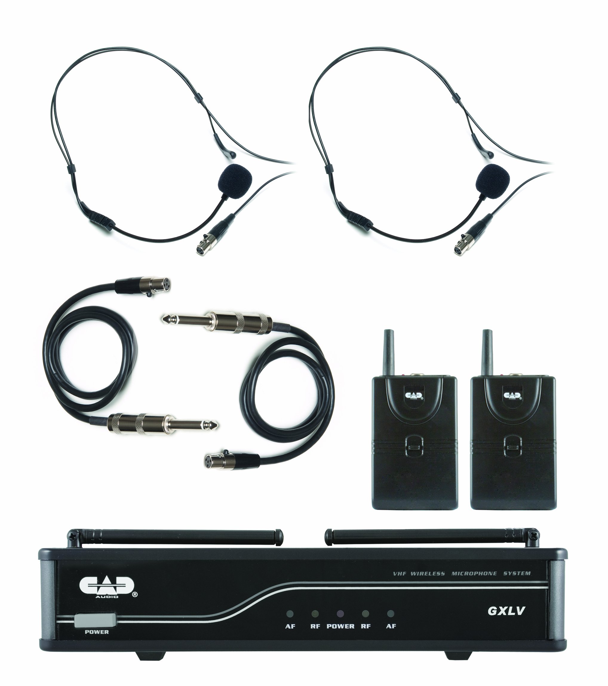 CAD Audio Wireless Lavalier Microphone System (GXLVBBH) - Professional Wireless Mic for YouTube, Podcasting, Interviews & Live Streaming