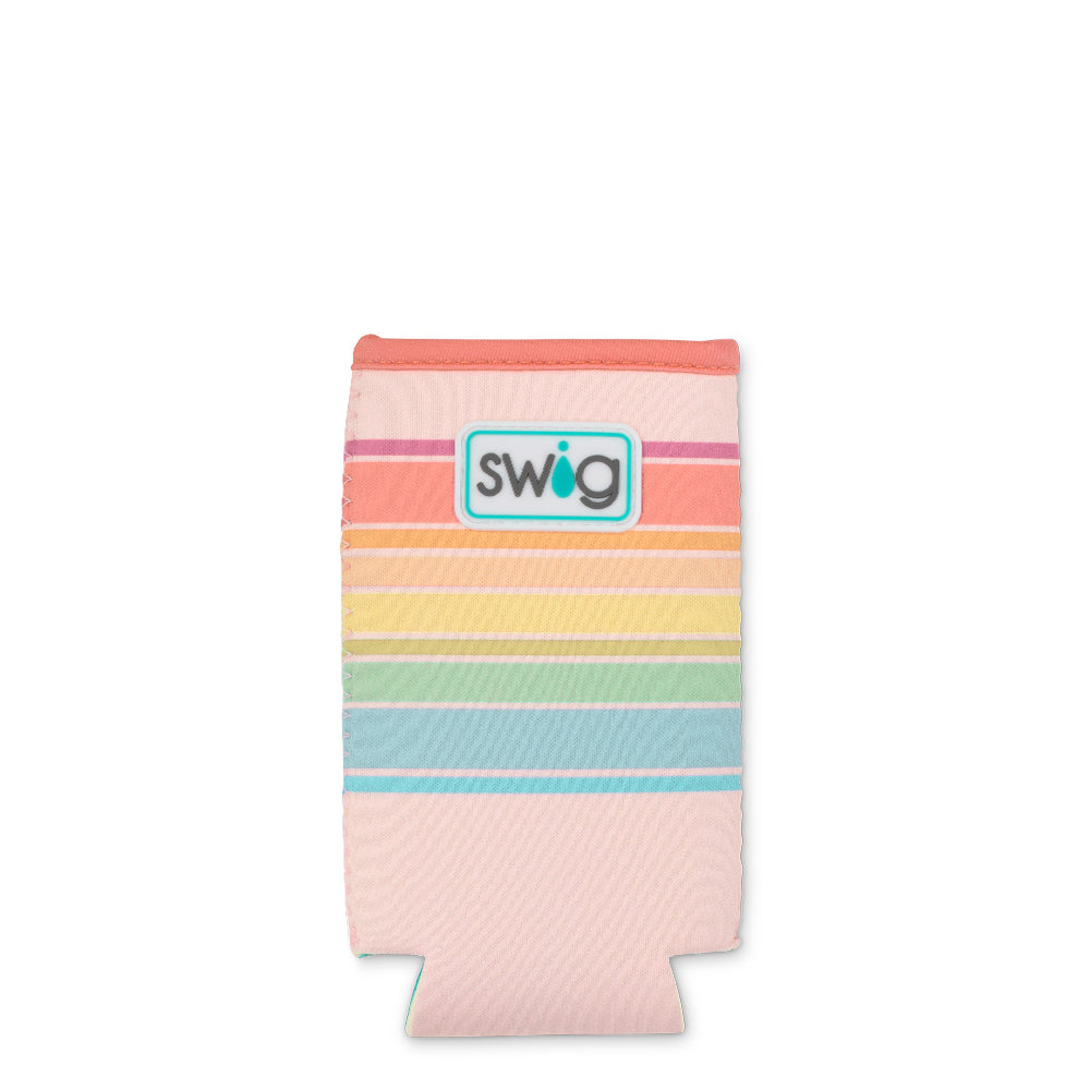 Good Vibrations Slim Can Cooler - Insulated Neoprene Beverage Sleeve for Beer, Soda & Energy Drinks - Perfect for Parties, BBQs & Outdoor Events