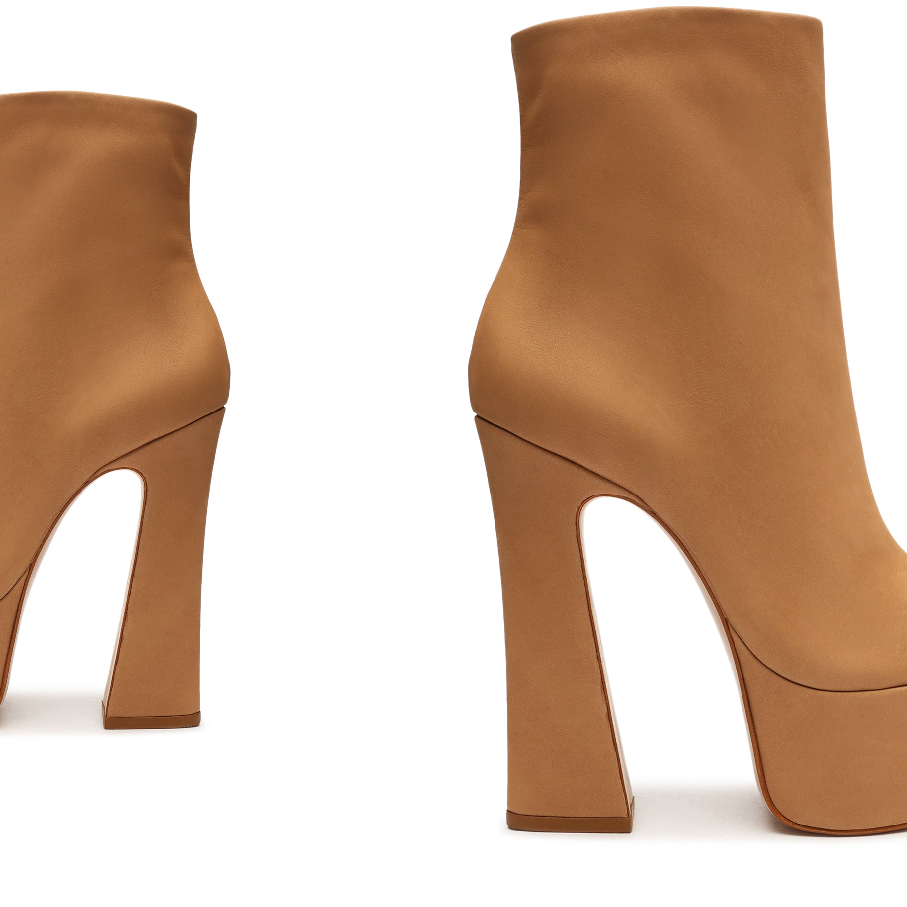 Dolores Women's Platform Nubuck Ankle Booties - Stylish & Comfortable Chunky Heel Boots for Casual Outfits, Work & Fall Fashion