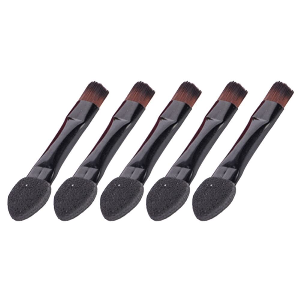 Lurrose Double Sided Eyeshadow Sponge Applicators - 50PCS for Precision Makeup Blending