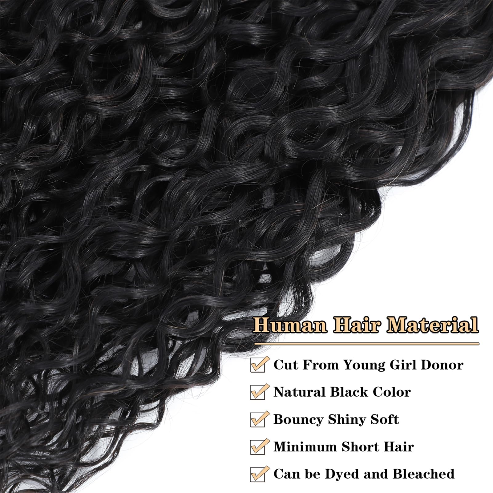 ROYAL IMPRESSION 12A Brazilian Virgin Hair 3 Bundles - 100% Unprocessed Water Wave Human Hair Weave (20