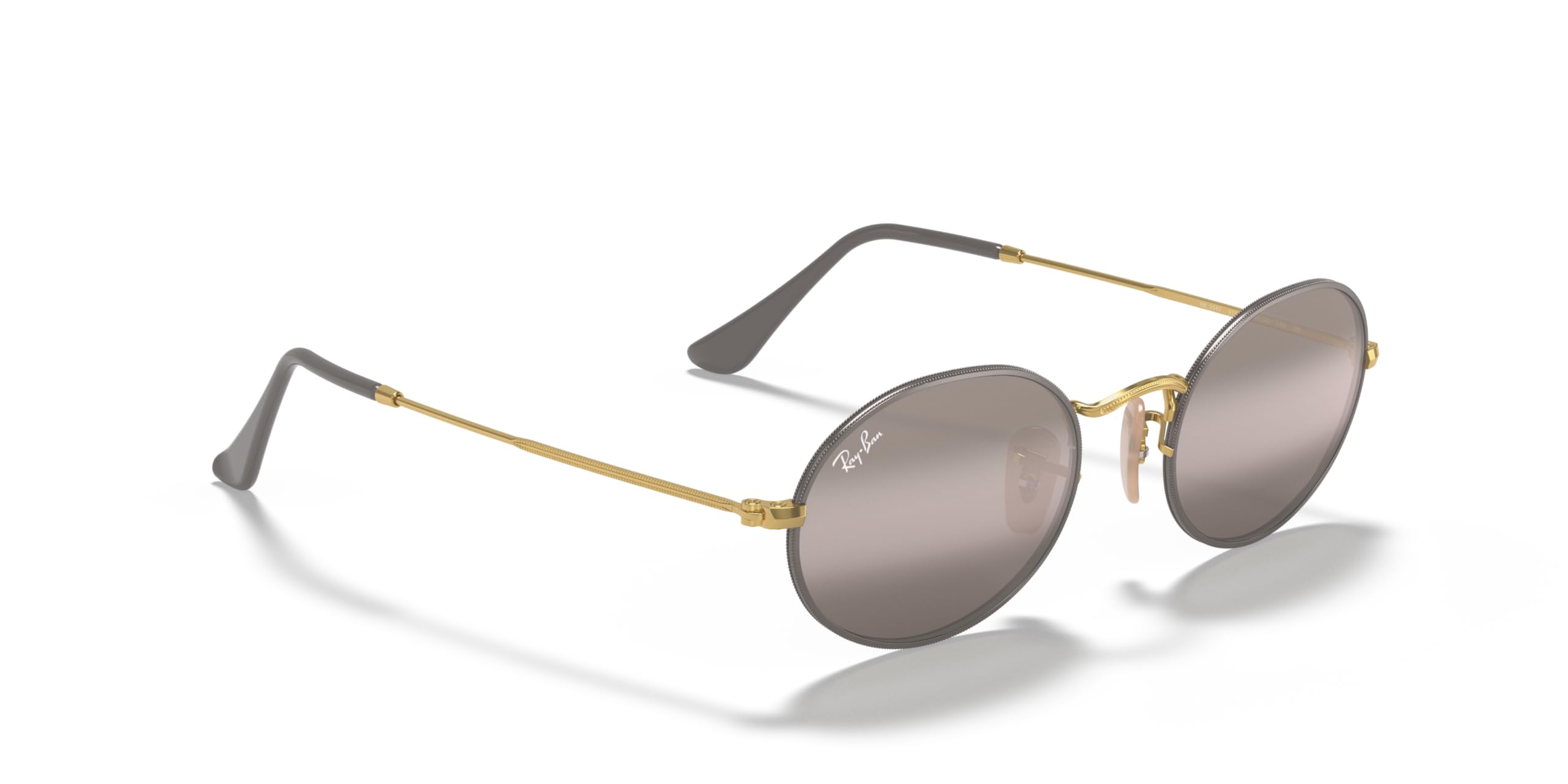 Ray-Ban RB3547 Oval Sunglasses for Men & Women - Classic Polarized UV Protection Aviator Shades - Perfect for Driving, Beach & Outdoor Activities