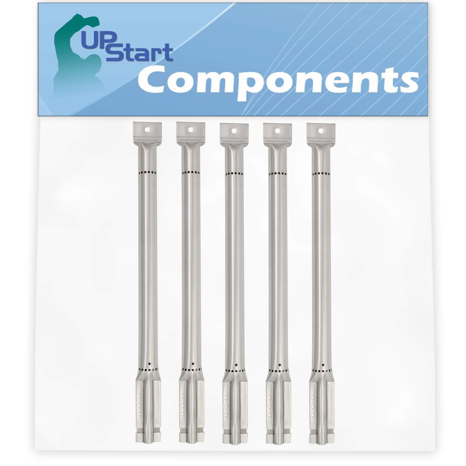 UpStart Components 5-Pack Stainless Steel BBQ Gas Grill Tube Burner Replacement Parts - Compatible with NXR 780-0832 Barbeque Burners | Perfect for Outdoor Grilling, Backyard BBQs & Patio Cooking