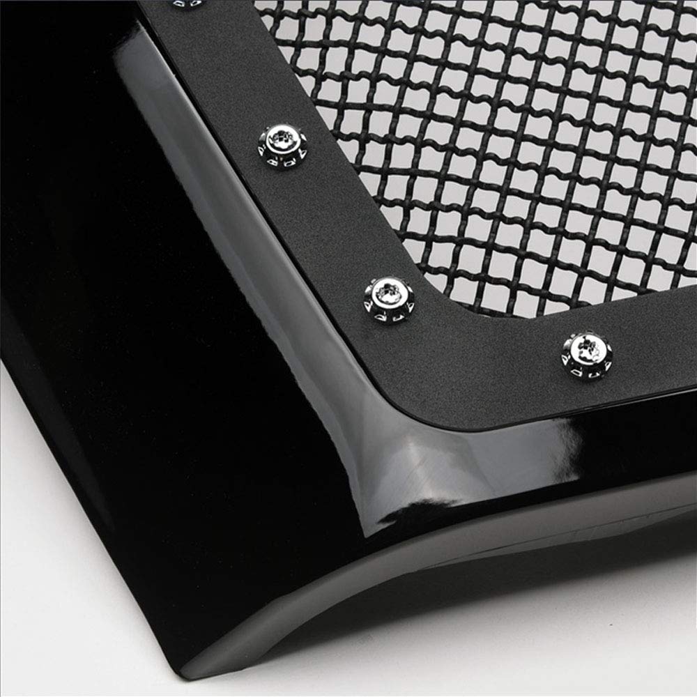 Black Steel Mesh Front Bumper Grille with Rivet Bolts for 2002-2005 Ram 1500 - Heavy Duty Protection & Custom Style Upgrade for Trucks