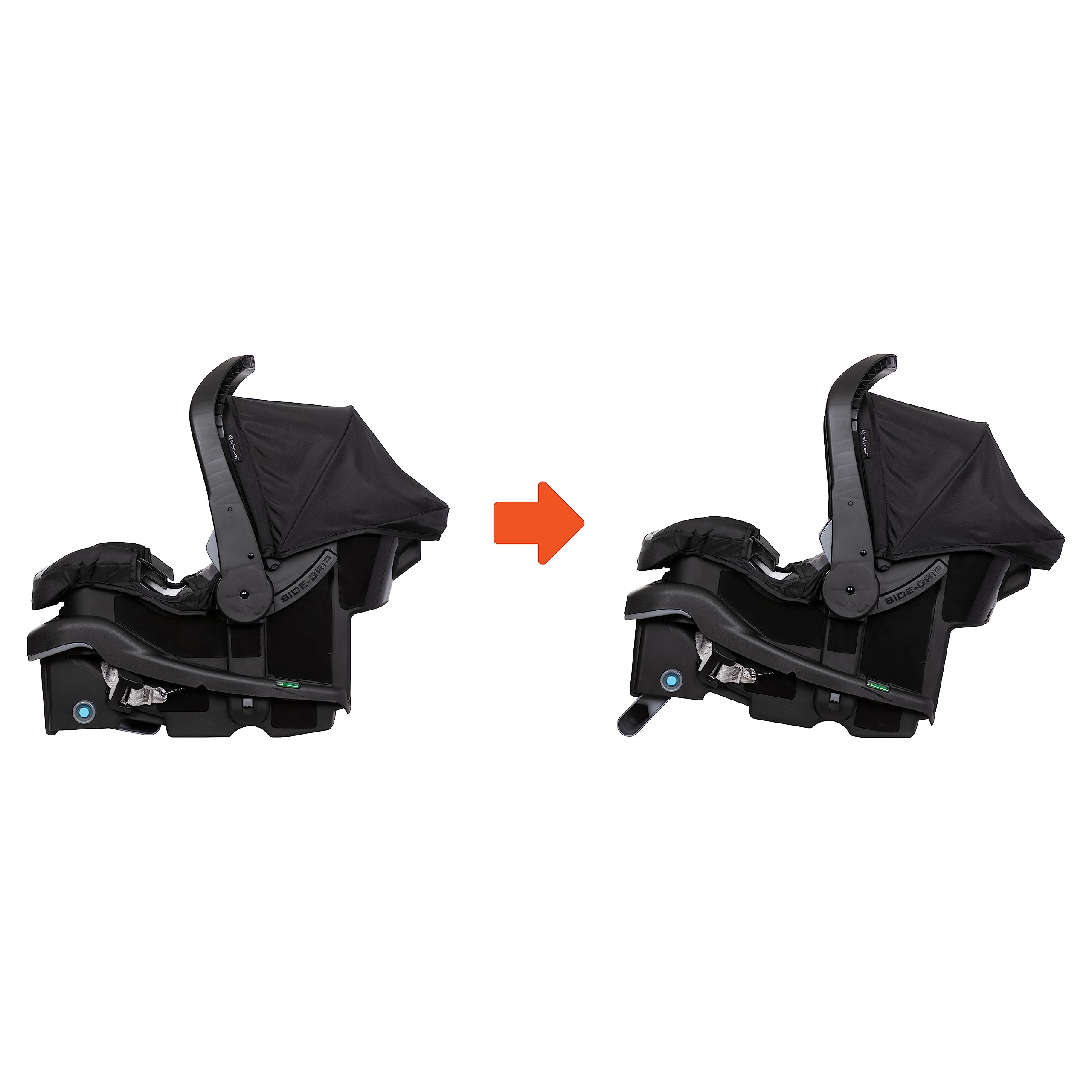 Baby Trend Passport® Switch 6-in-1 Modular Stroller Travel System with EZ-Lift™ PLUS Infant Car Seat, Dash Black - Convertible Stroller for Newborns to Toddlers - Perfect for Travel, Shopping & Daily Walks