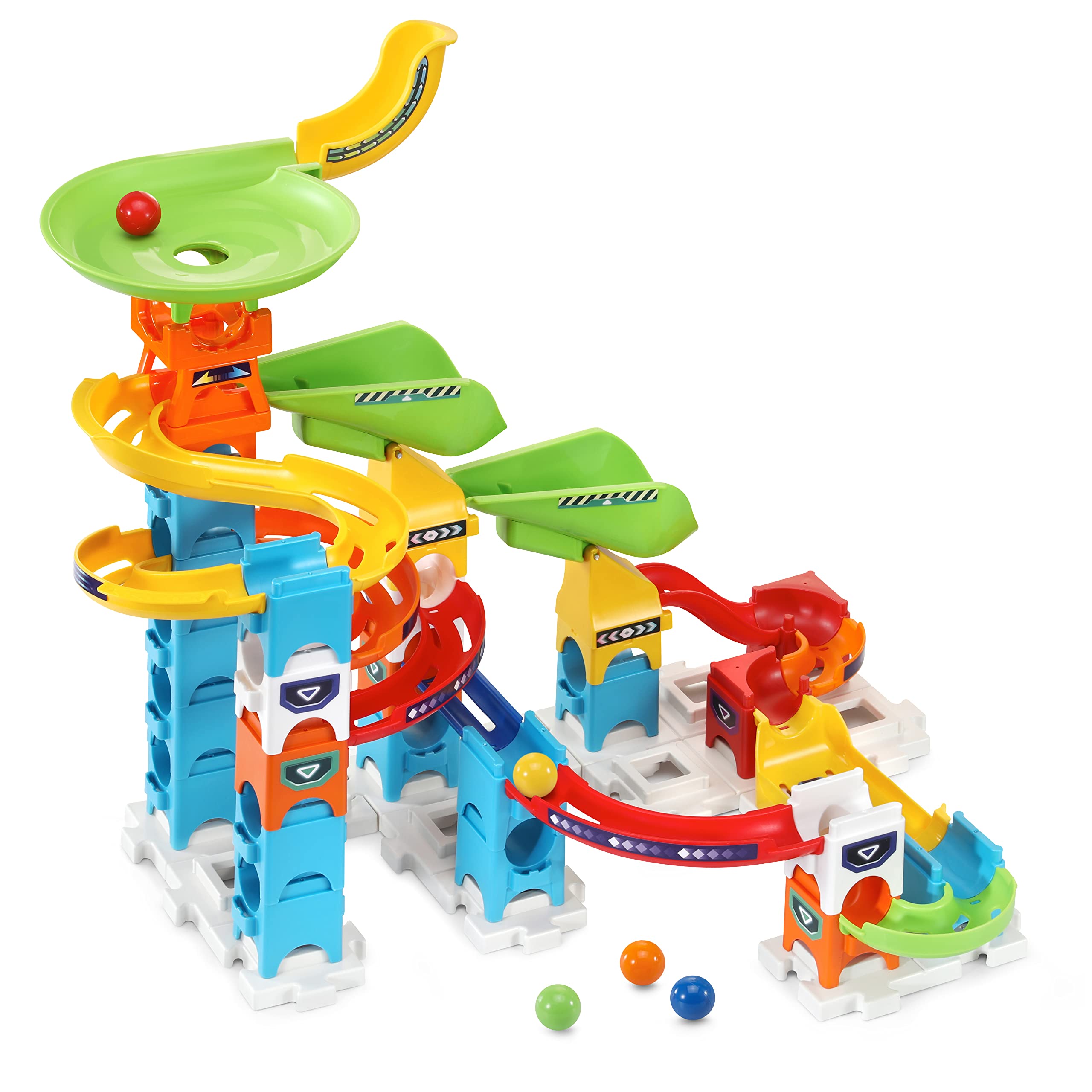 VTech Marble Rush Beginner Set S200 - Interactive Marble Run Toy for Kids Ages 4-8 | STEM Learning Game with 80+ Pieces | Perfect for Birthday Gifts & Indoor Playtime