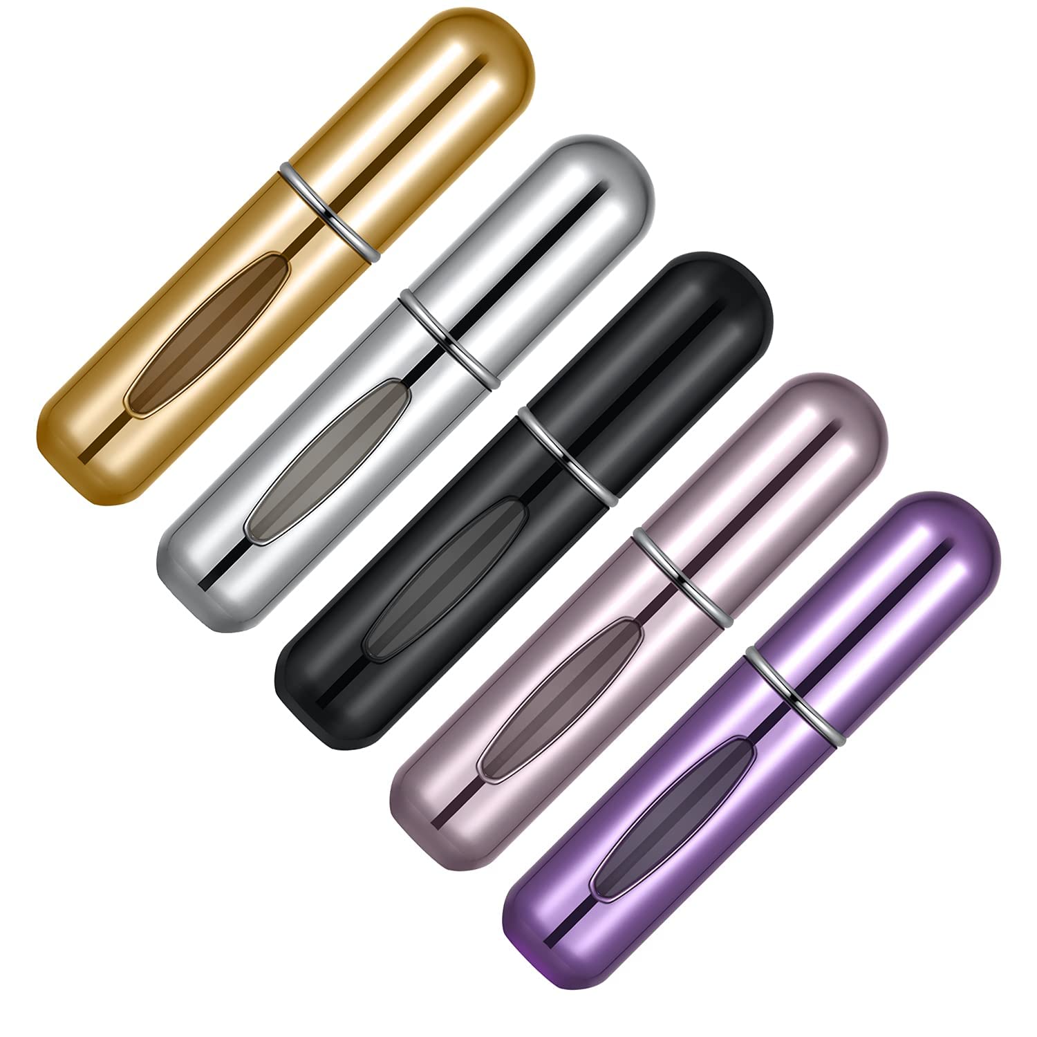 LYDL Travel Mini Perfume Refillable Atomizer - Portable Perfume Spray Bottle for Women & Men, Leak-Proof Fragrance Container for Purse, Gym Bag & Travel Accessories (1 Pack) - Perfect for Airplane, Office & Daily Use