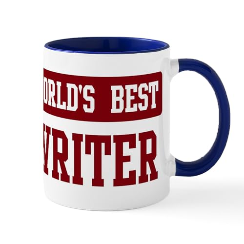 White/Navy Inside - Worlds Best Writer Mug