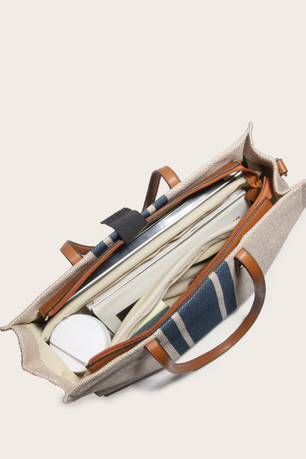 Stylish Striped Tote Bag for Women - Lightweight & Durable Canvas Shoulder Bag - Perfect for Beach, Shopping, Work & Travel