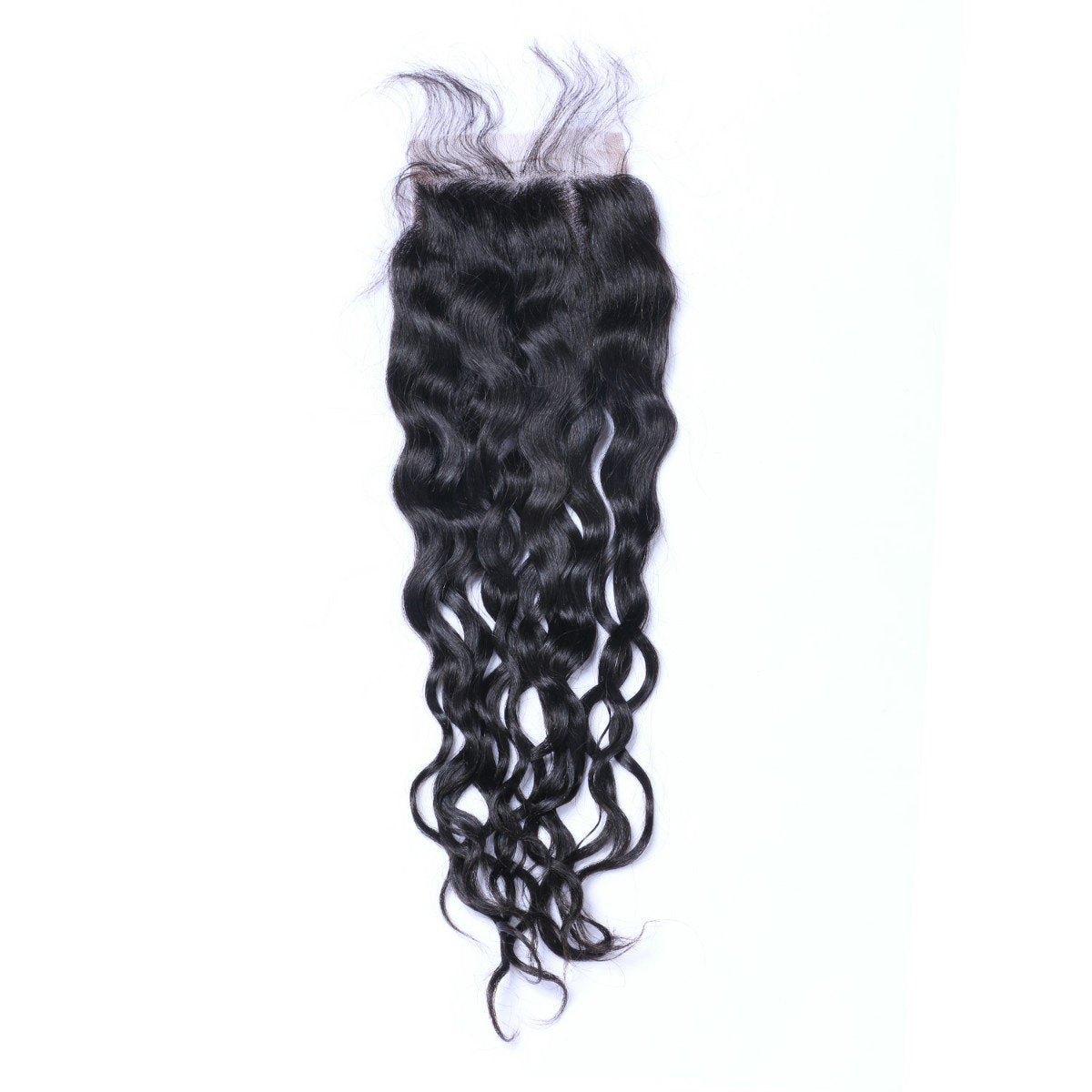 100% Natural Curly Virgin Human Hair Weave with Lace Closure - Soft & Tangle-Free for Black Women | Perfect for Sew-In, Wig Making & Protective Styling