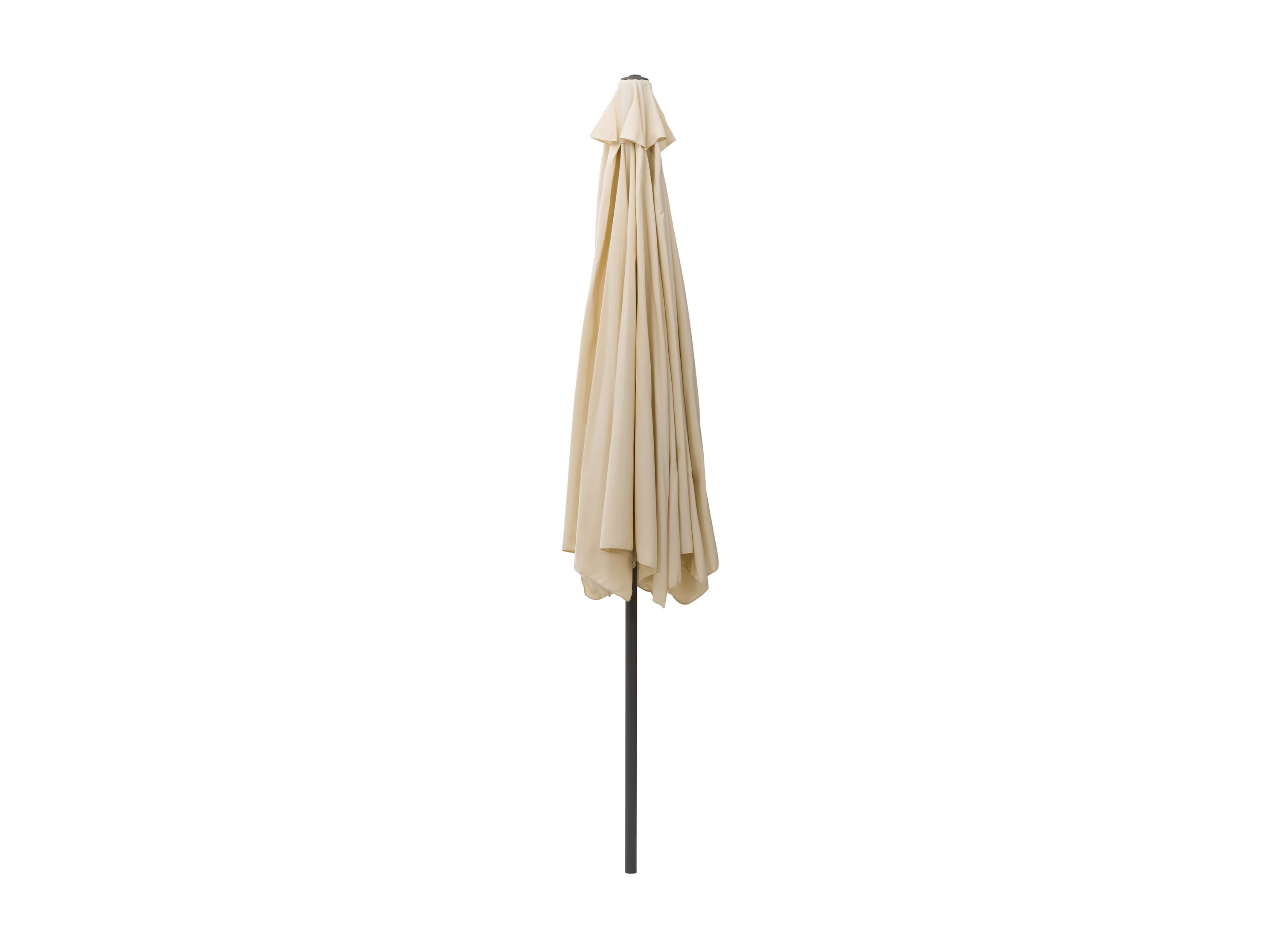 10ft Round Warm White Patio Umbrella - Outdoor Cantilever Umbrella for Poolside, Garden, and Backyard Relaxation