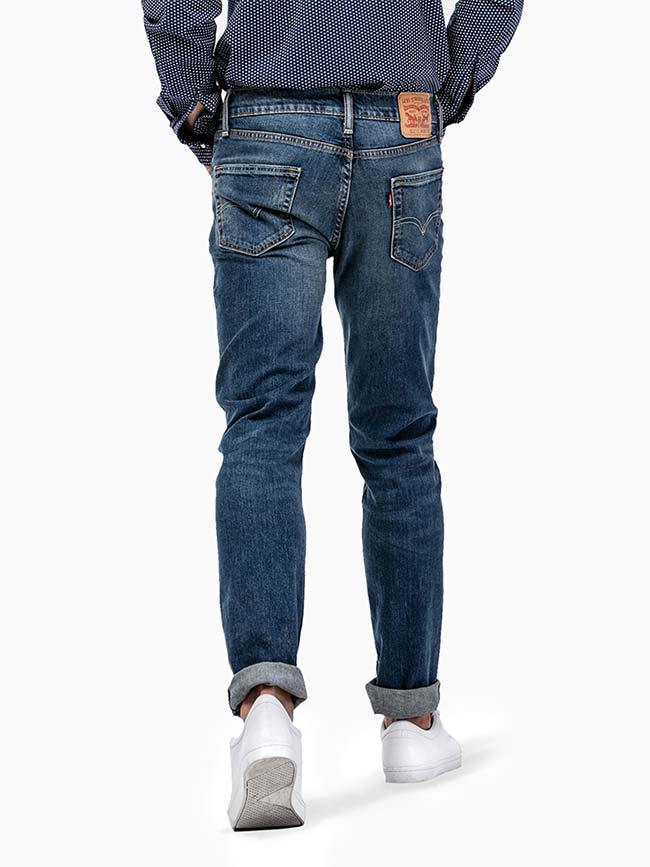 Levi's Men's 511 Slim Fit Stretch Jeans in Throttle Blue | Comfortable & Stylish Denim Pants for Casual Wear, Work & Everyday Outfits