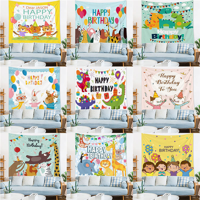 Custom Birthday Banner - 10 Pack for Party Decorations | Perfect for Birthdays, Anniversaries & Celebrations