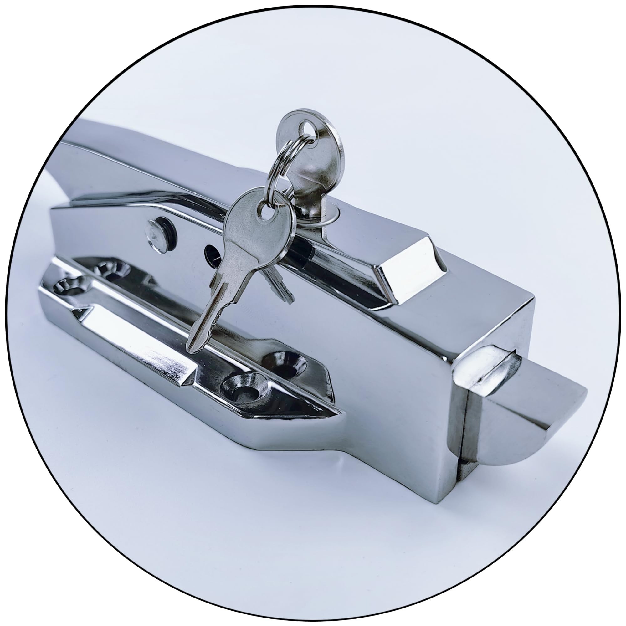 **Heavy Duty Freezer Door Handle & Walk-in Cooler Door Latch - 3.5 Inch Base Height - Compatible with Freezer Locks, Oven Locks, Lab Equipment & More - Ideal for Commercial Kitchens, Restaurants & Laboratories**