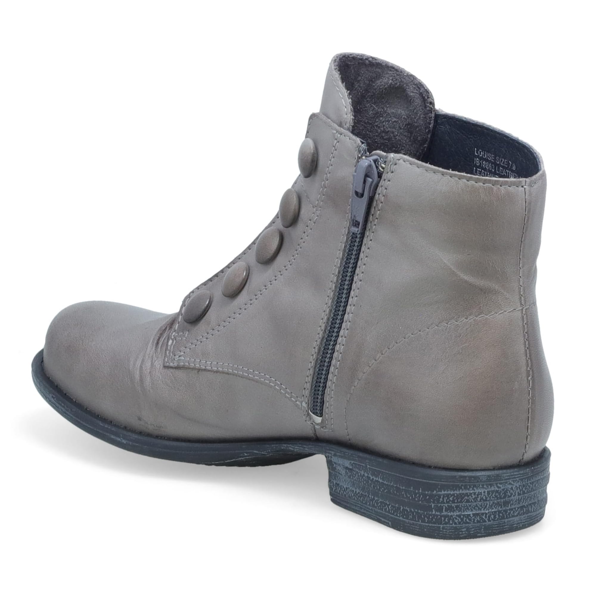 Miz Mooz Louise Women's Ankle Boots - Comfortable Leather Casual Booties for Women | Perfect for Office, Date Night & Fall Fashion