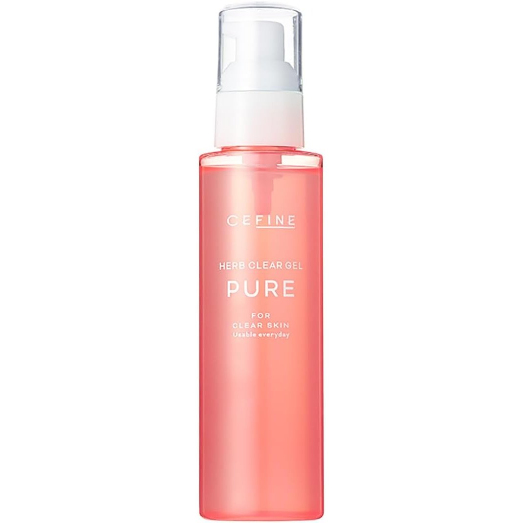 Cefine Herb Clear Gel Pure Peeling Gel 120ml - Gentle Exfoliating Face Wash for Smooth Skin | Perfect for Daily Skincare Routine & Acne Treatment