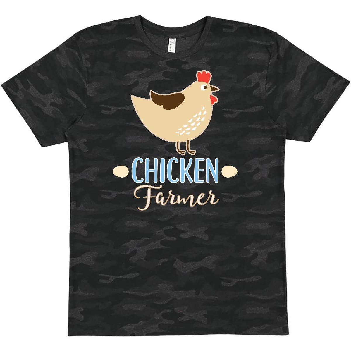 Inktastic Chicken Farmer T-Shirt - Funny Farm Animal Graphic Tee for Men & Women - Perfect for Farmers, Poultry Lovers & Country Living