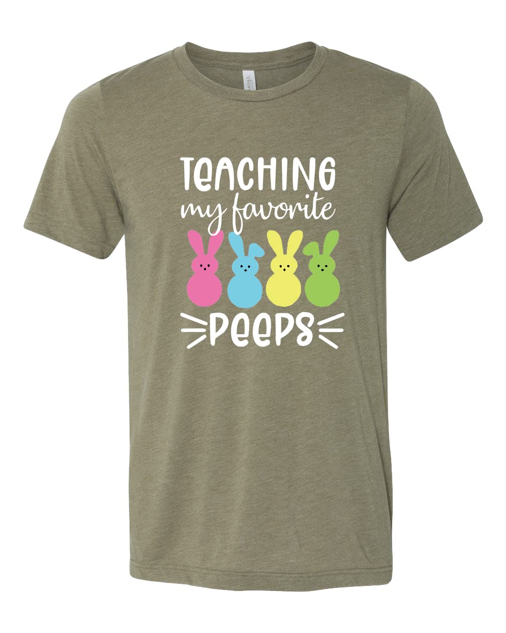 Best Teacher T-Shirt - Cute Easter Peeps Design for Educators - Perfect for Classroom, Easter Celebrations & Teacher Appreciation Gifts