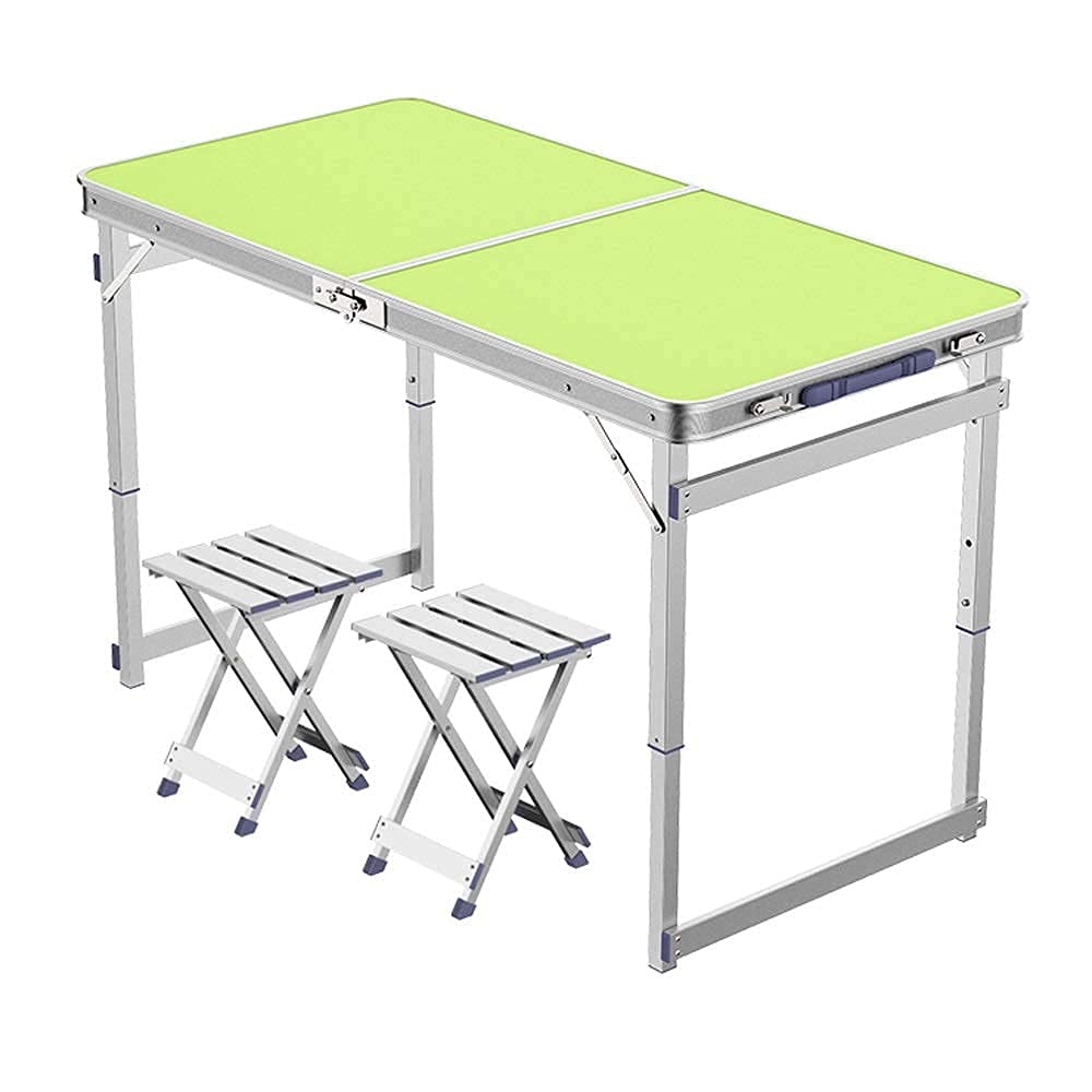 KAUTO Portable Folding Table and Chair Set for Car Camping, Self-Driving Tours, Outdoor Picnics, Garden Leisure & Activities - Compact Travel Size C | Perfect for Road Trips, Beach Outings & Backyard BBQs
