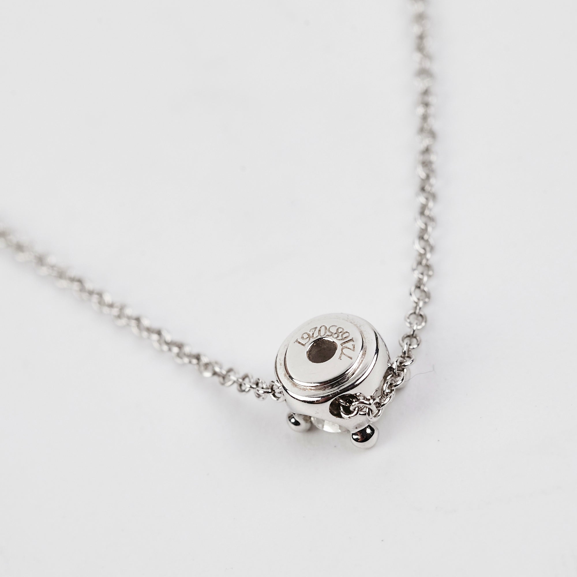 Bvlgari White Gold Corona Necklace for Women - Luxury Italian Jewelry Gift for Anniversary, Wedding & Special Occasions