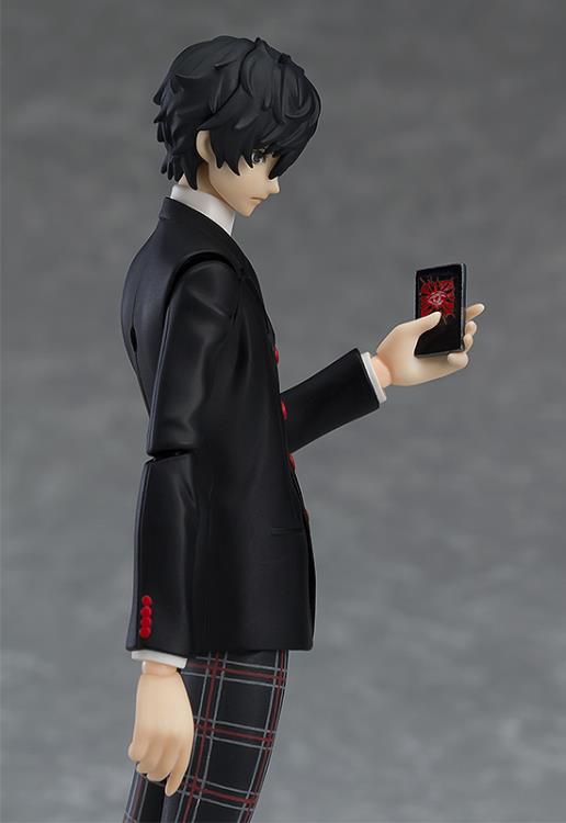 Figma #EX 0050 Hero Persona 5 Amamiya Ren Joker Action Figure - Reissue Edition for Collectors & Gamers - Perfect for Display, Cosplay & Anime Enthusiasts