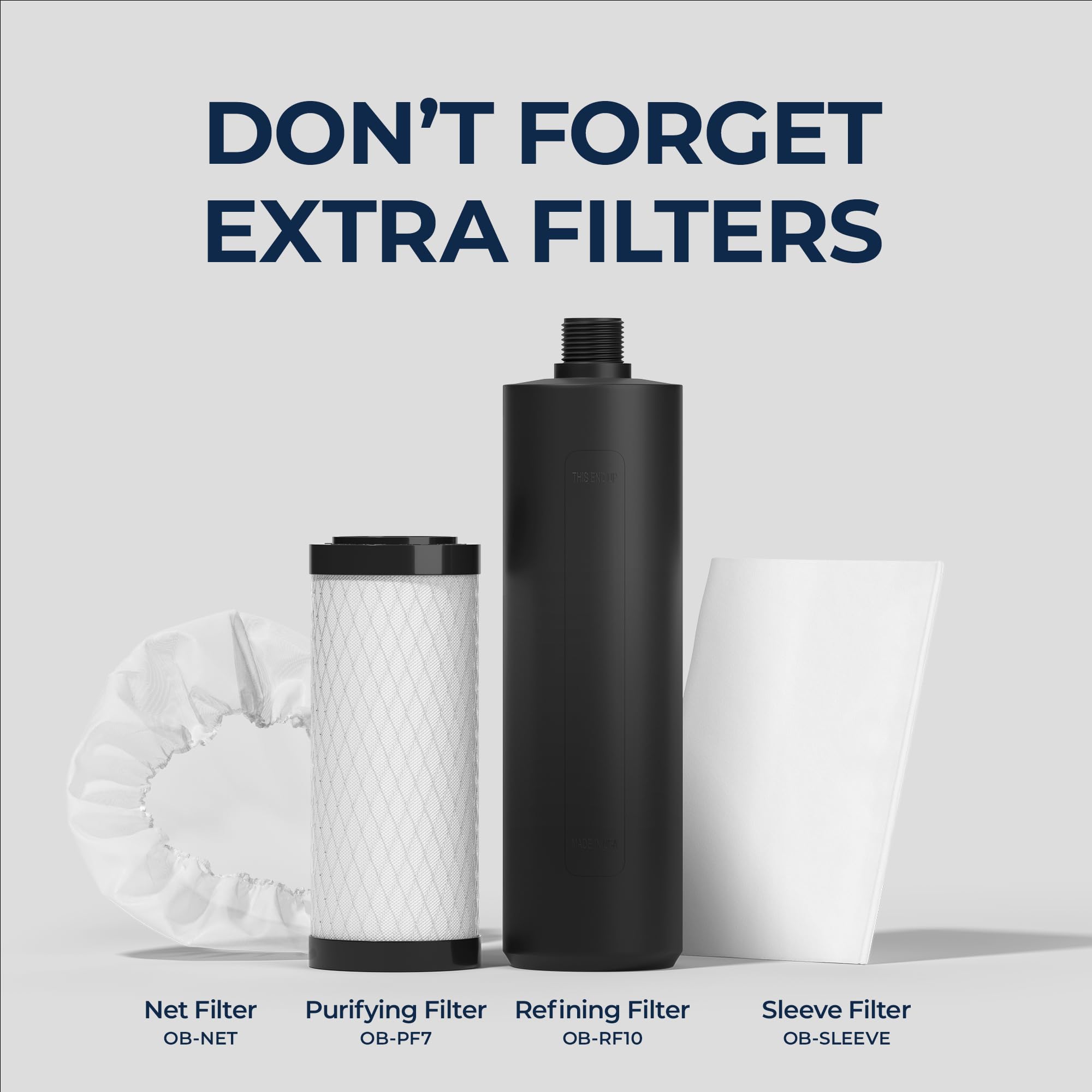 Outback Ready OB-25RDY Water Filter Replacement Kit - Emergency Survival Water Filtration System for Camping, Hiking & Disaster Preparedness