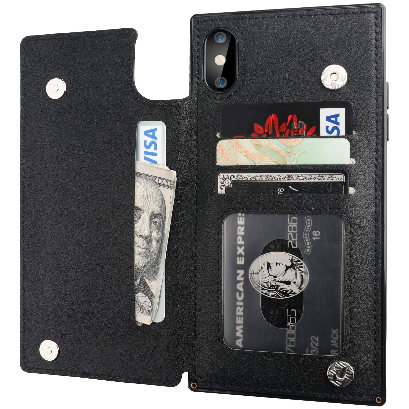 RFID Blocking Wallet Case for iPhone Xs Max 6.5