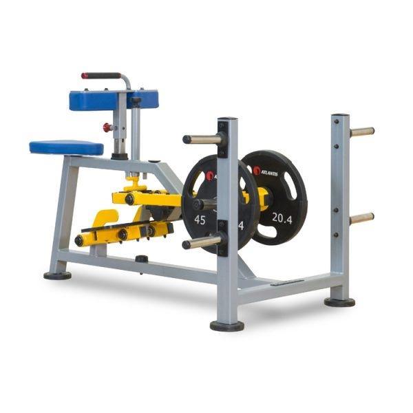 Atlantis Strength PW 319 Power Series Plate Loaded Seated Calf Machine - Dorsi Flexion Exercise Equipment for Home & Commercial Gym Strength Training