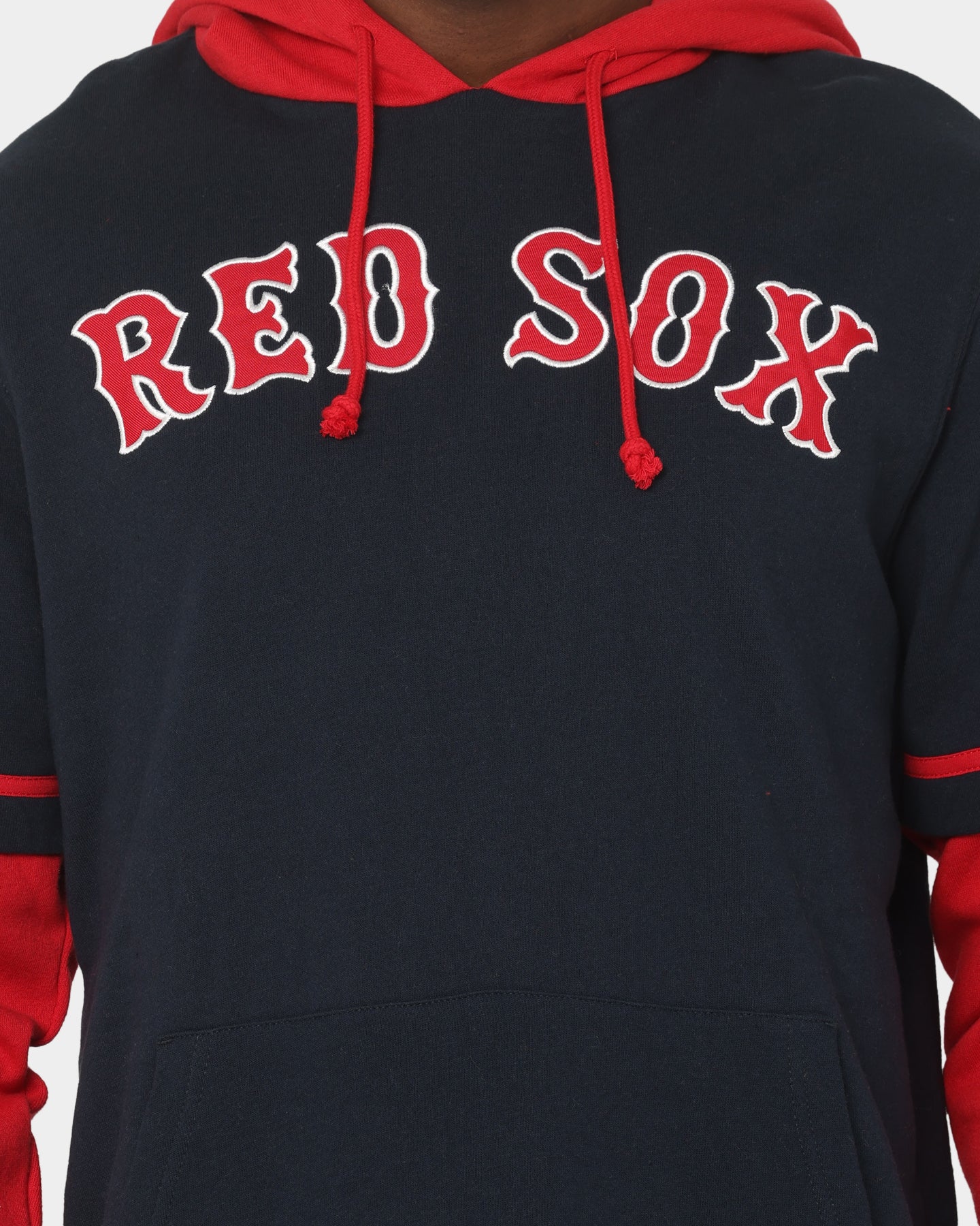 47 Brand Boston Red Sox Shortstop Hoodie for Men - Navy Blue Pullover Hooded Sweatshirt - Perfect for Baseball Games, Fall Outfits & Casual Wear