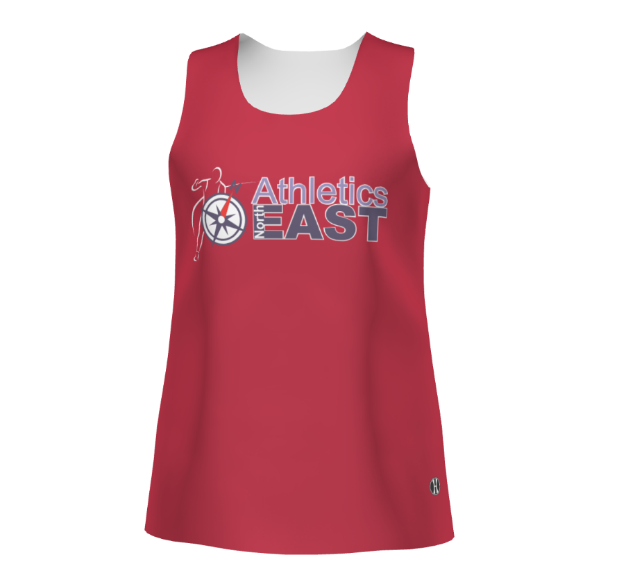 Custom Sublimated Women's Racer Singlet - Athletic Performance Running Top for Track & Field - Pre Order - Perfect for Marathons, Training & Team Sports