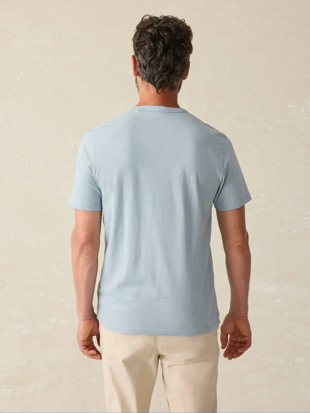 FAHERTY Men's Sunwashed Pocket Short Sleeve T-Shirt - Soft Cotton Casual Tee for Summer, Beach, and Everyday Wear