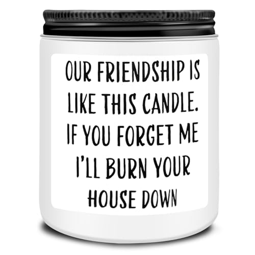 Our Friendship Candle-White