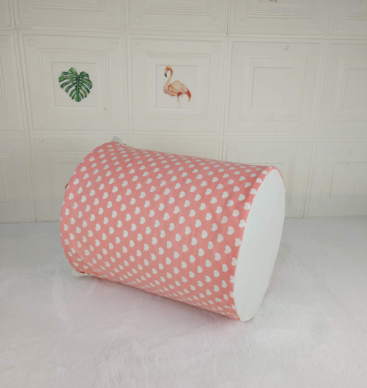 Pink Collapsible Laundry Basket for Kids - Waterproof Nursery Hamper, Large Canvas Toy Storage Bin & Clothes Organizer for Girls Bedroom | Perfect for Nursery Decor, Playroom Organization & Baby Clothes Storage