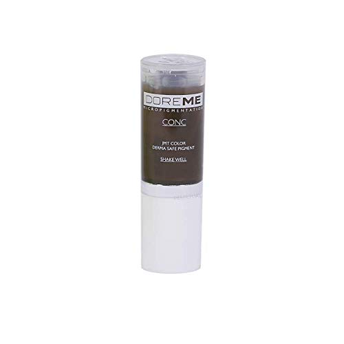 Professional Doreme Concentrated Permanent Makeup Pigment - Dark Taupe Eyebrow Ink for Microblading & Micropigmentation | Long-Lasting Cosmetic Tattoo for Natural-Looking Brows