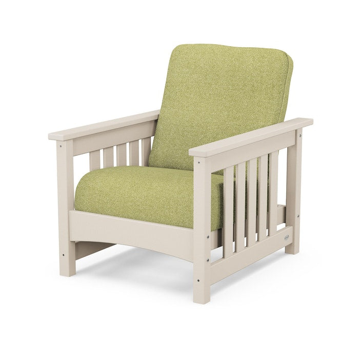POLYWOOD Classic Mission Chair - Durable Outdoor Adirondack Chair for Patio, Garden & Poolside - Weather-Resistant & Eco-Friendly Recycled Plastic Furniture