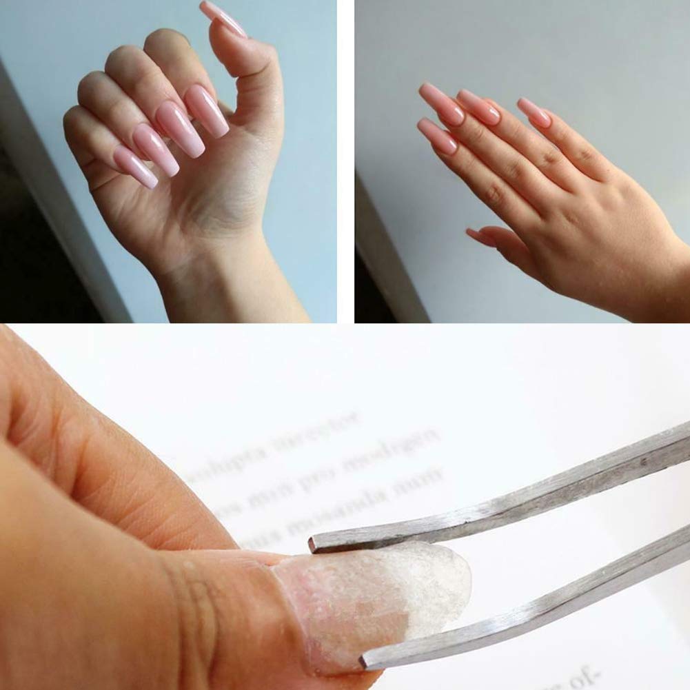 Professional Manicure Pedicure Set - 12-Piece Nail Care Kit with Buffers, Files, Non-Woven Silk Fiberglass Extensions, Tweezers & Shaped Clips for Gel Nail Art | Perfect for Home Salon, Travel & Gift Giving
