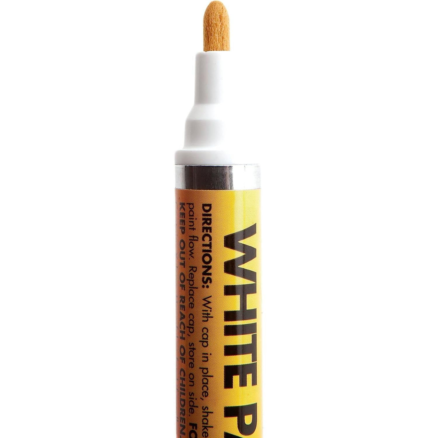 Forney 60312 White Paint Marker - Permanent, Oil-Based, Quick-Drying for Metal, Wood, Glass, Plastic - Ideal for DIY Projects, Signage, Labeling & Industrial Use
