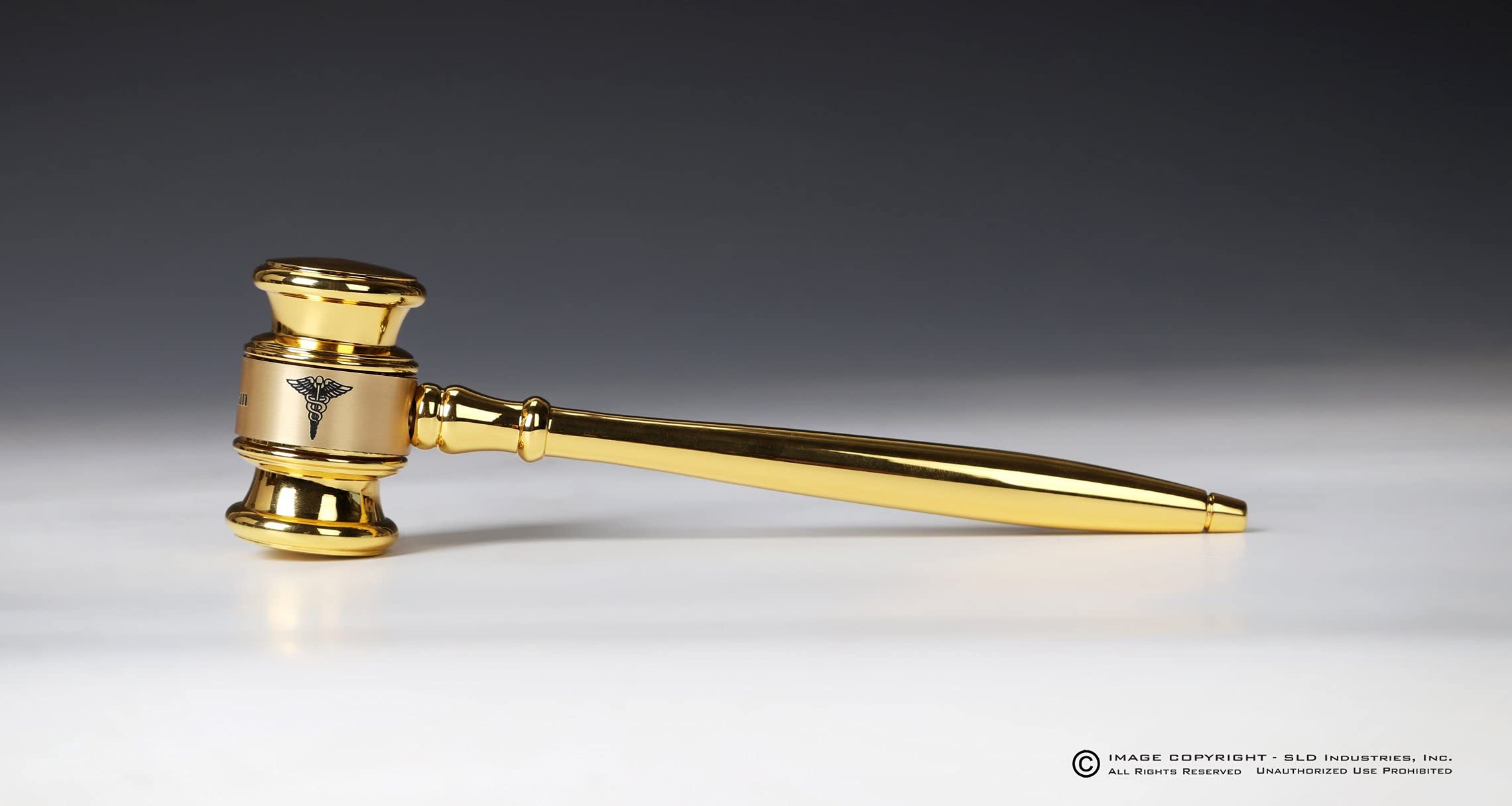 Solid Brass Gavel with Rosewood Gift Box - Custom Engraved Plate & Band - Perfect Lawyer, Judge, Mayor & City Council Gift - Ideal for Courtrooms, Ceremonies & Official Events