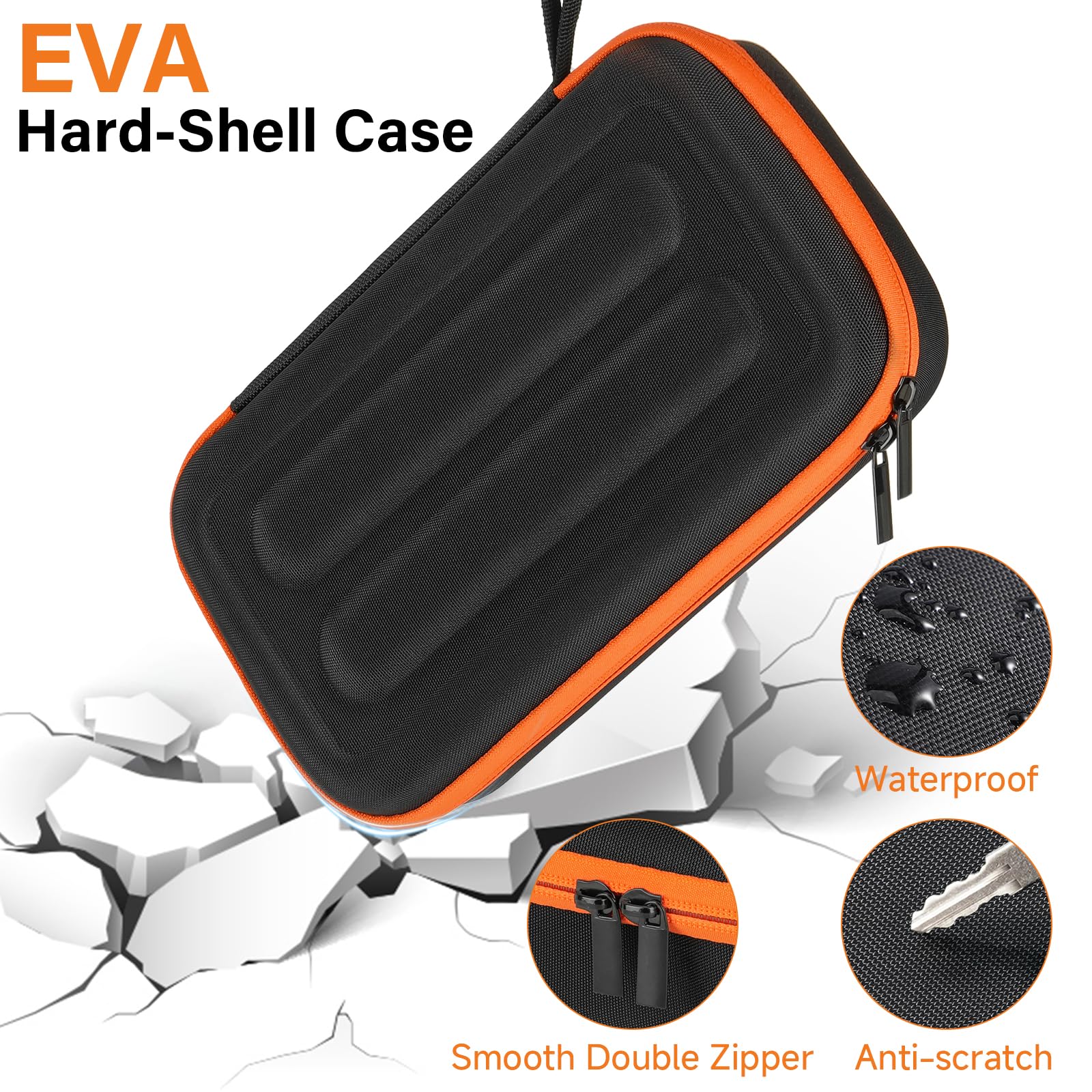 **JBL Wireless Microphone Case - Portable Travel Storage Bag for Dual Handheld Mics, Receivers, Adapters & AA Batteries (Box Only) - Perfect for Karaoke, Live Performances & Events**