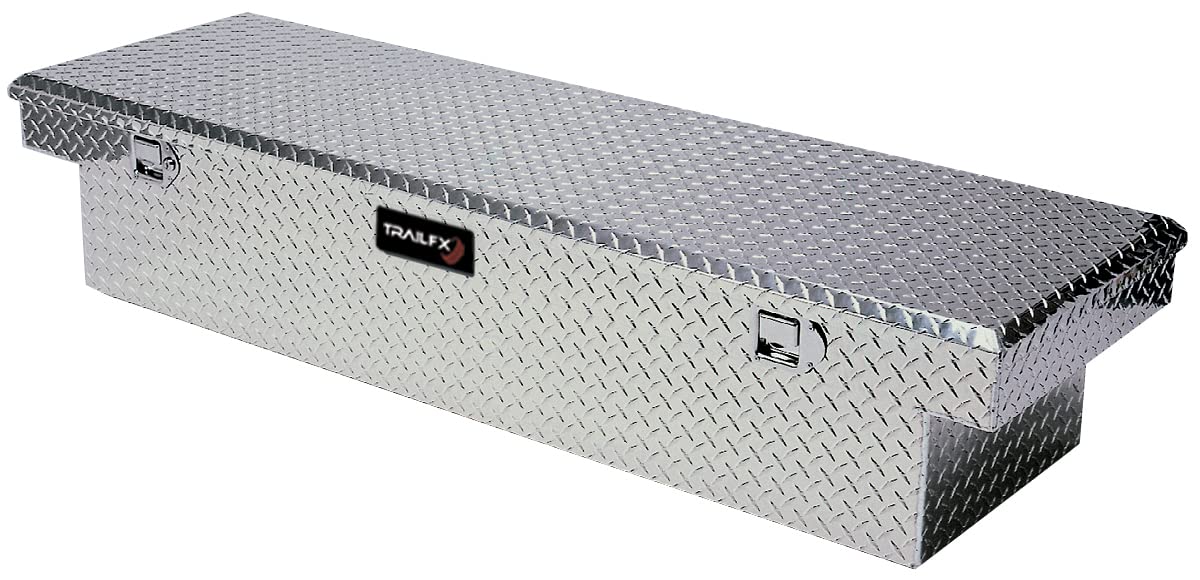 TFX Toolbox TrailFX 110701 69-Inch Single Lid Crossover Tool Box - Durable Storage for Truck Beds, Work Sites & Outdoor Adventures
