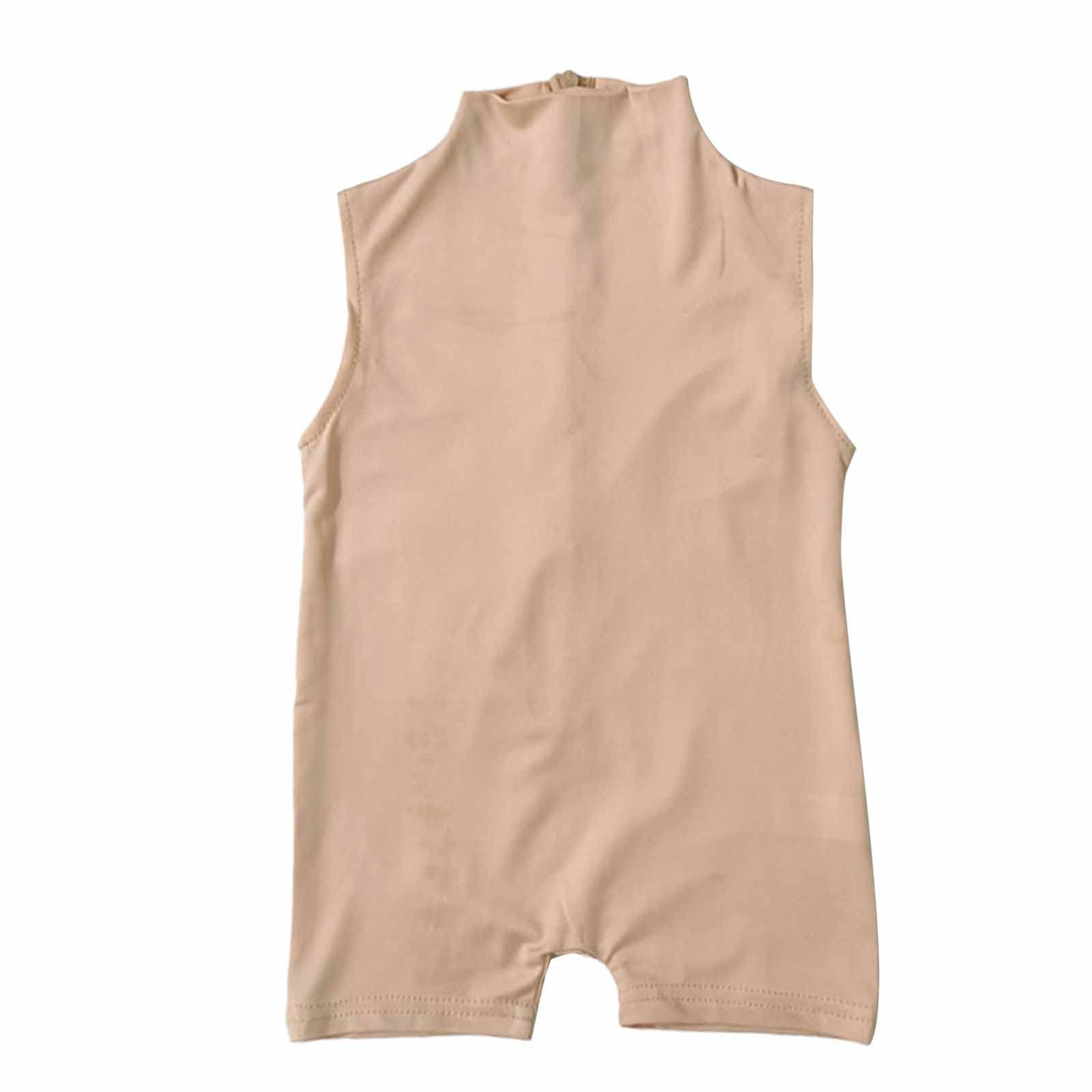 **Adorable Baby Jumpsuit & Toddler Summer Sleeveless Dress - Soft Cotton Girls' Beach Outfit for Playtime & Vacation**